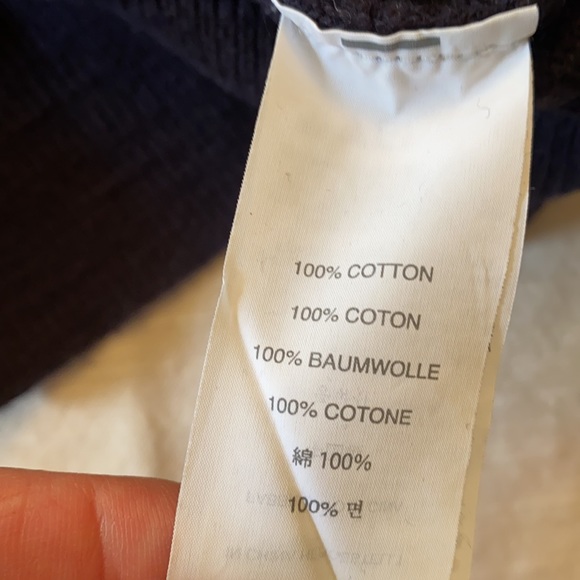 J Crew Men’s Sweater Hoodie, Navy, Size Small - Picture 4 of 8